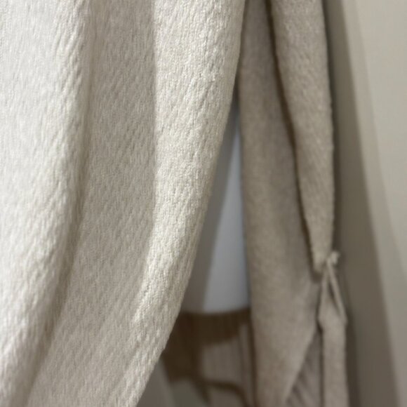 J.JILL V Neck RELAXED BELTED KNIT PONCHO STONE XL-3X - Picture 7 of 10